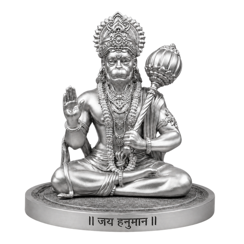 ANOKA Aashirwad Hanuman Silver idol
