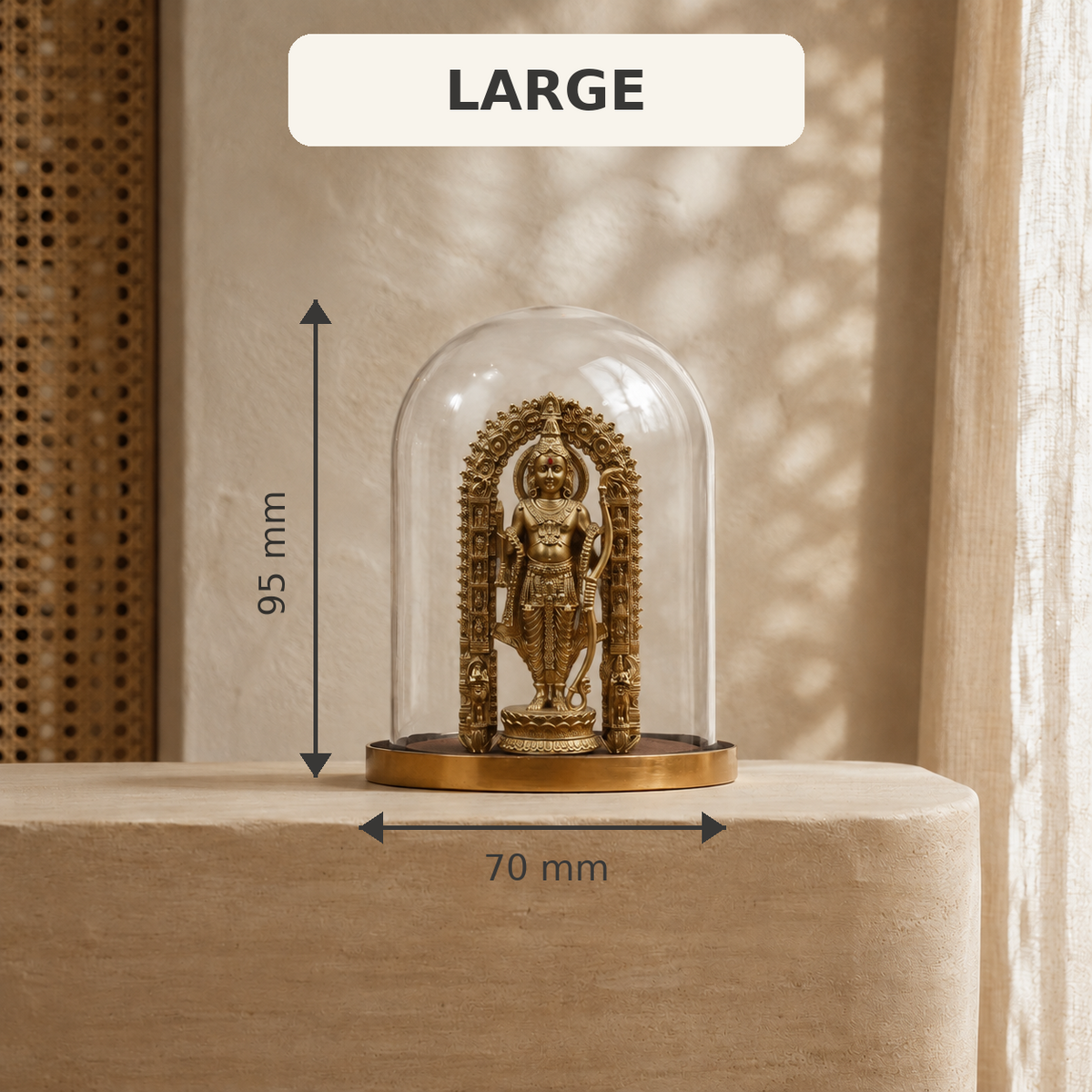 ANOKA Ayodhya Ram Large dimensions 95x70