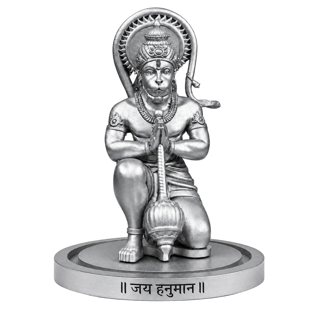 ANOKA Mahabali Hanuman Silver idol