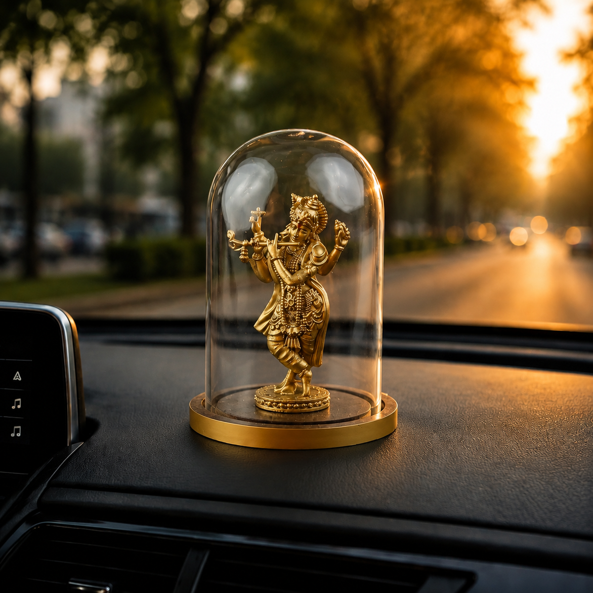ANOKA Murlidhar Krishna car dashboard placement