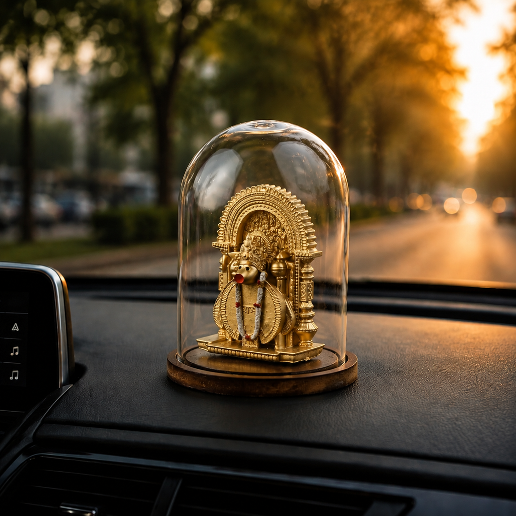 ANOKA Narsing Hanuman car dashboard placement