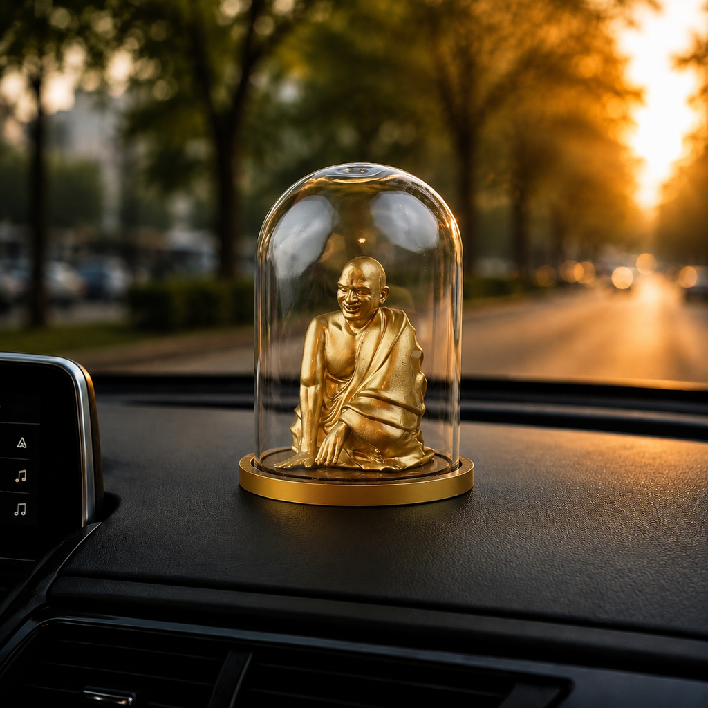ANOKA Neem Karoli Baba car dashboard placement