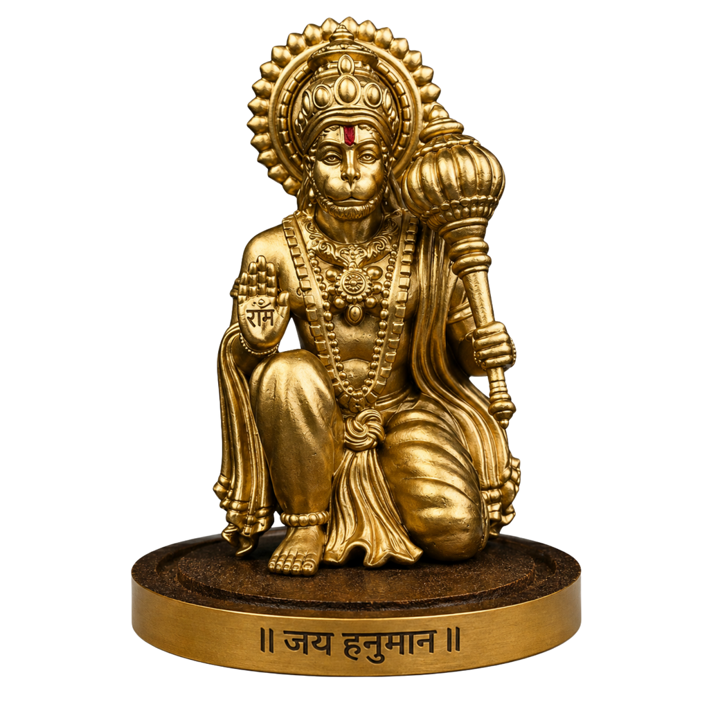 ANOKA Omkaar Hanuman Gold idol