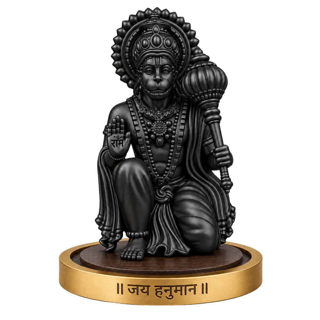 ANOKA Omkaar Hanuman Black idol