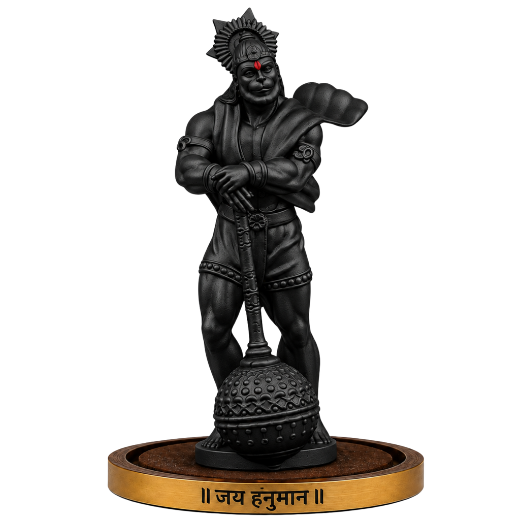 ANOKA Pawanputra Hanuman Black idol
