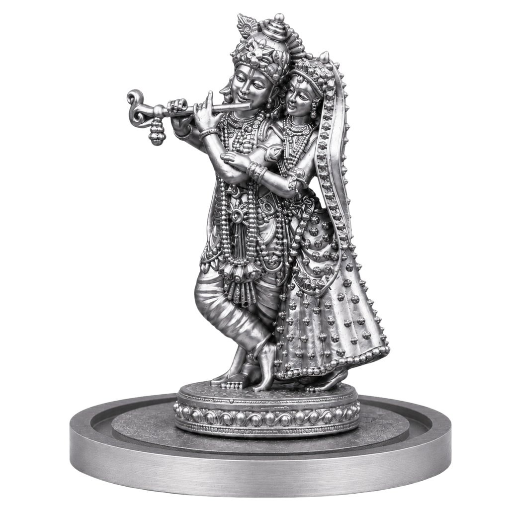 ANOKA Premmurti Krishna Silver idol