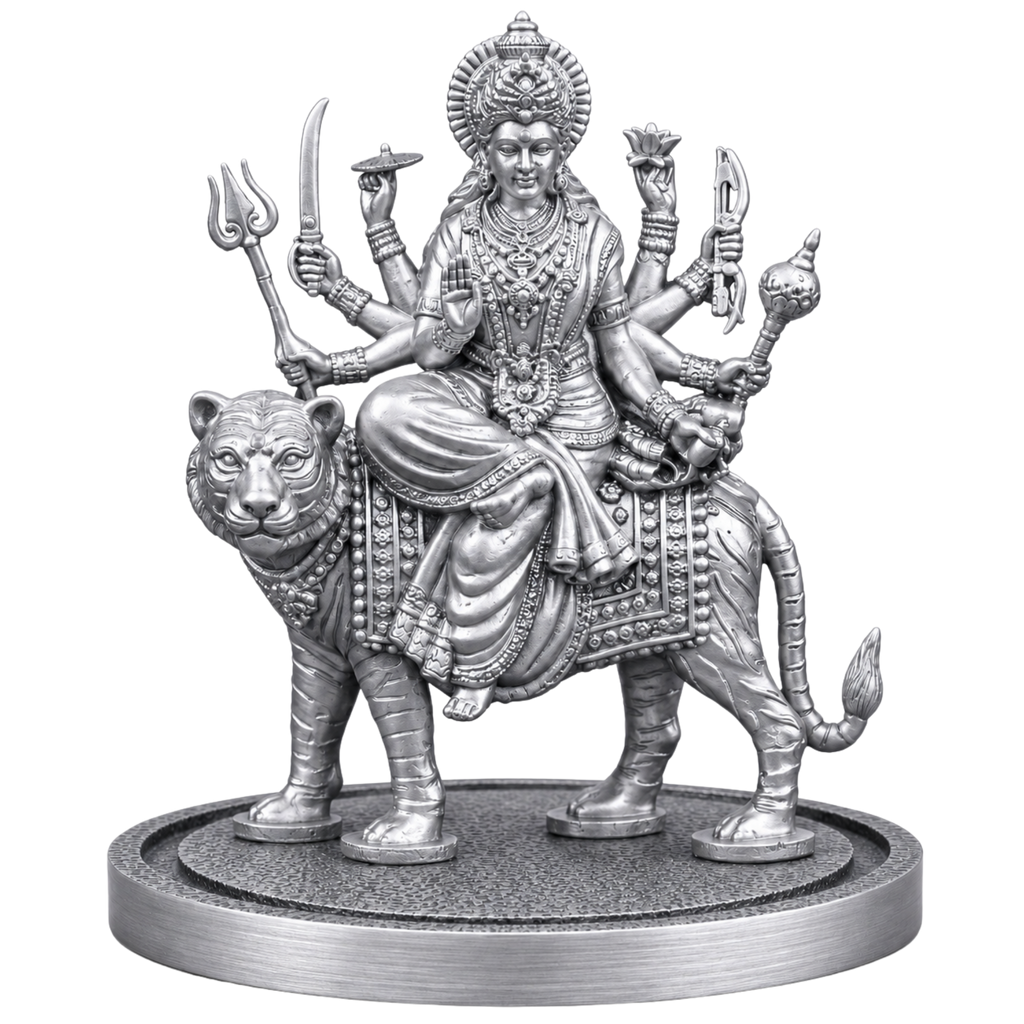 ANOKA Shakti Durga Silver idol