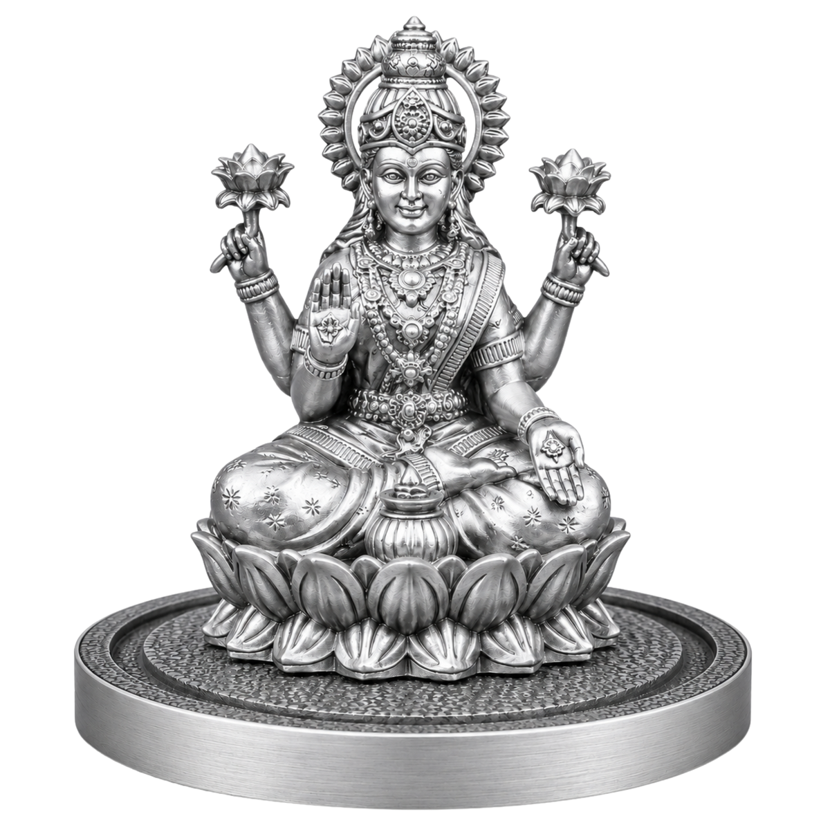 ANOKA Shri Mahalakshmi Silver idol