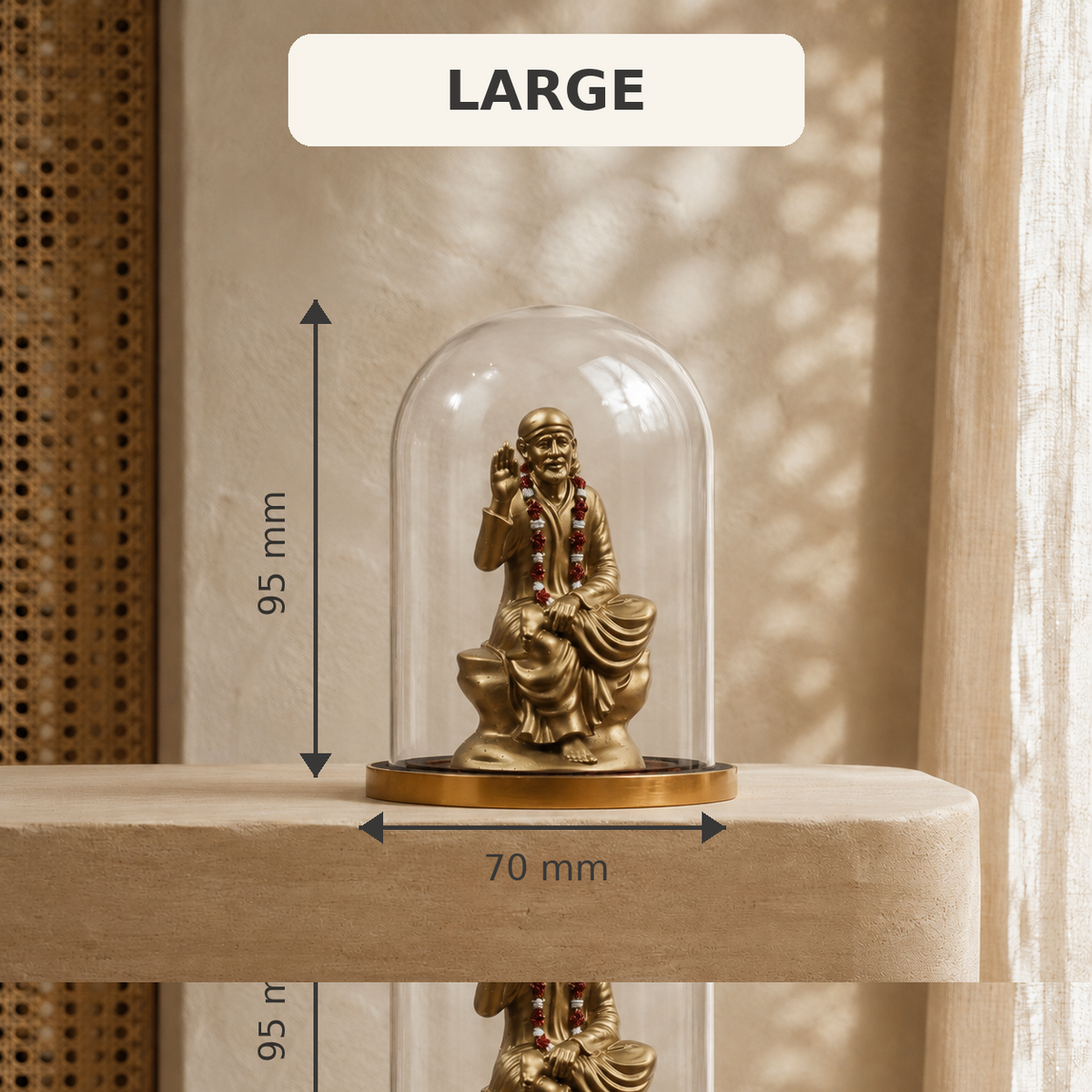 ANOKA Shri Saibaba Large dimensions 95x70